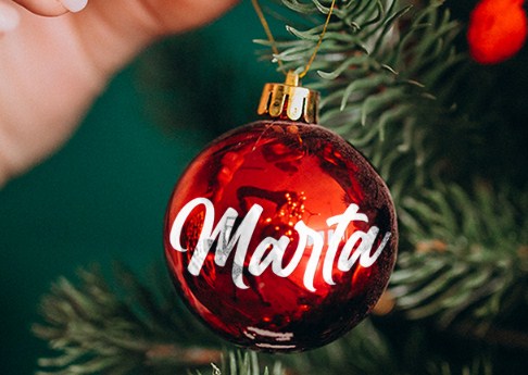 Bolas de Navidad Personalizadas: