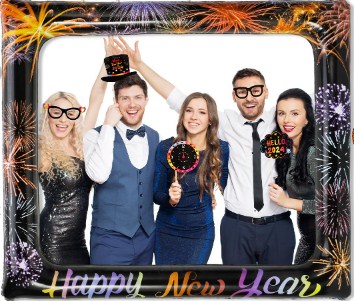 Cuadros conmemorativos recuerdos de año nuevo