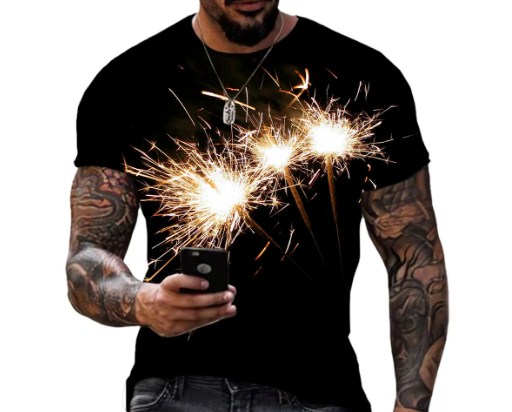 Estampado de fuegos artificiales