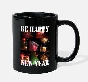 Tazas de Año Nuevo sublimacion guatire